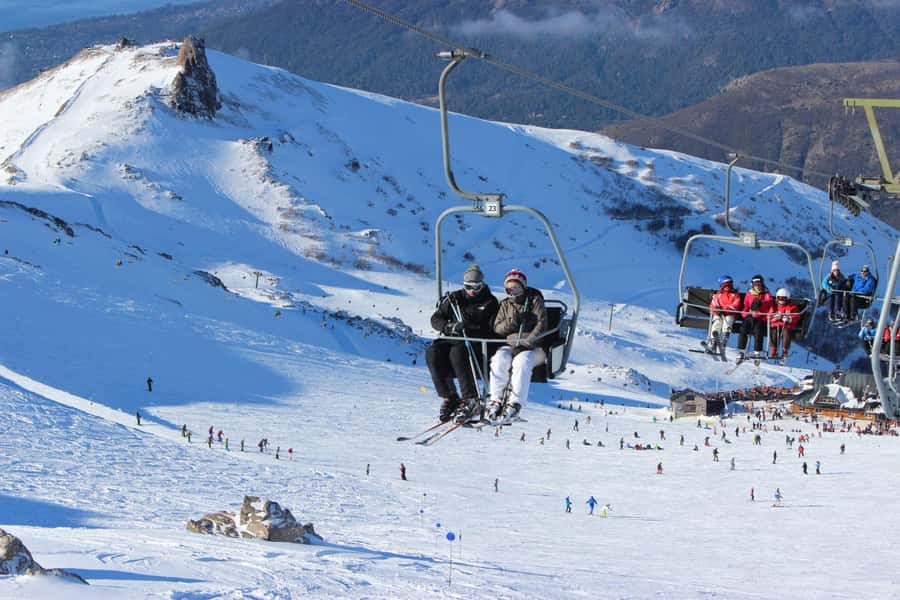 Bariloche: Cerro Catedral guided tour - Riding the chairlift above the resort
