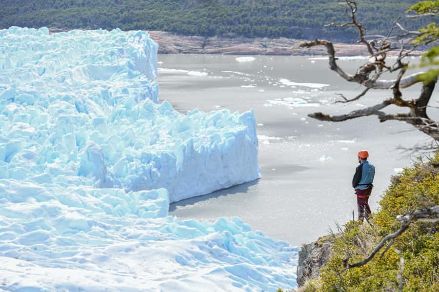 Big Ice: Explore the heart of the Perito Moreno Glacier - Crossing Lago Rico beneath the southern face
