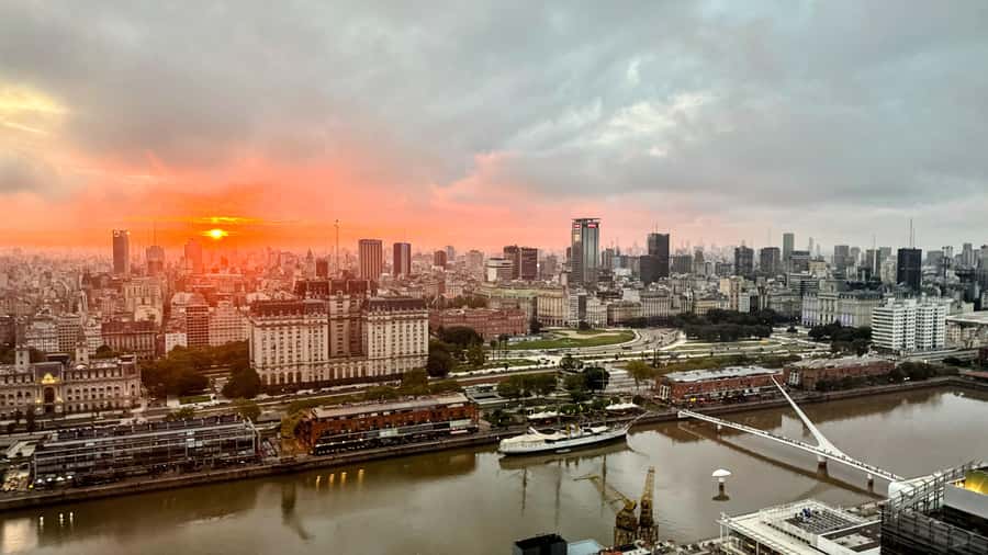 Buenos Aires After Dark: A City Lights & Sunset Experience - The sunset drink sets the tone