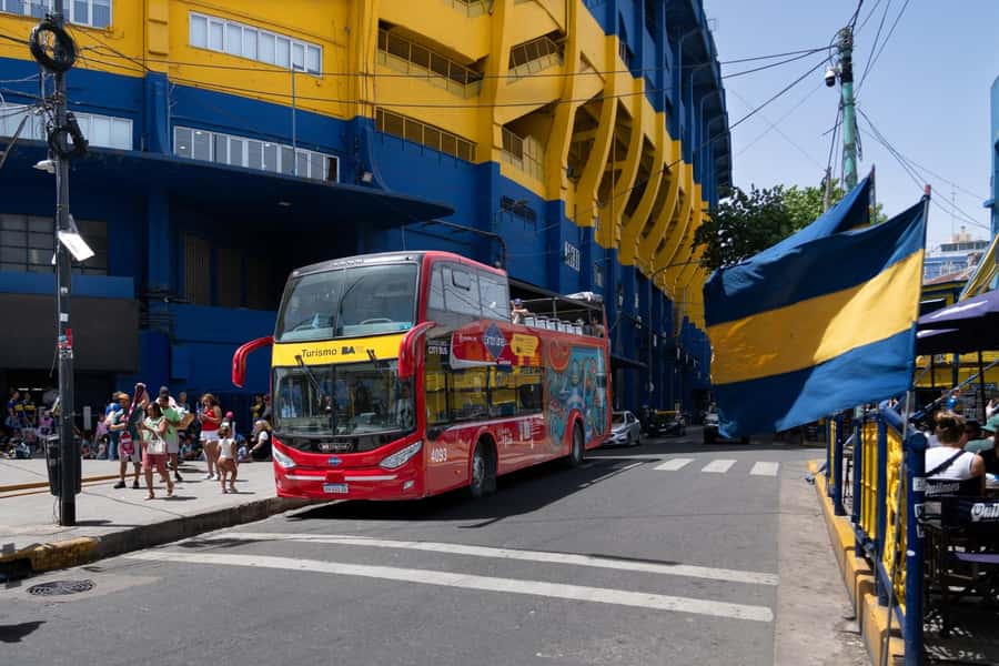 Buenos Aires: Hop-On Hop-Off Bus and Football Museums - River Plate Museum and Monumental Stadium near Núñez