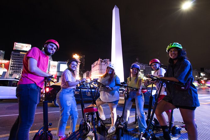 Buenos Aires Night Tour on Electric Scooter - Fernet at Puente de la Mujer