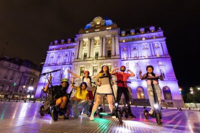 Buenos Aires Night Tour on Electric Scooter