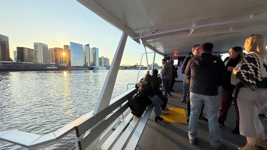 Buenos Aires: Puerto Madero Sunset Cruise with Open Bar - Open bar, music, and the social mood