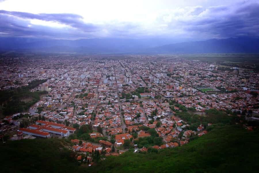 City Tour Salta and San Lorenzo - Riding up Cerro San Bernardo