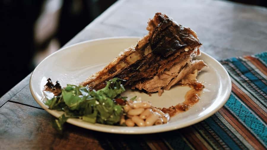 Crossing the Andes: Fagnano and Escondido lakes with lamb - Fuegian lamb at the winter center