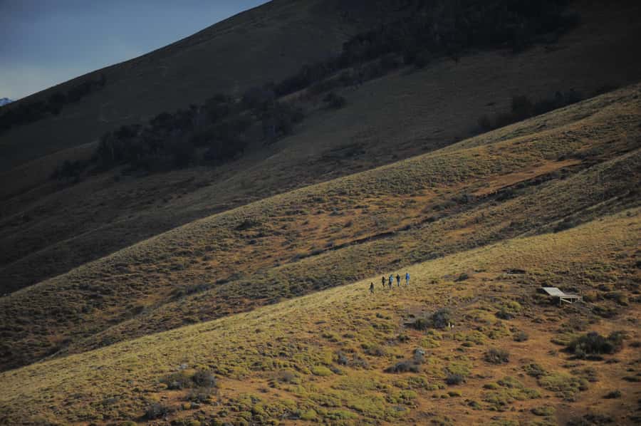 El Calafate: Horseback riding in Cerro Frias - Getting comfortable with a horse before the climb