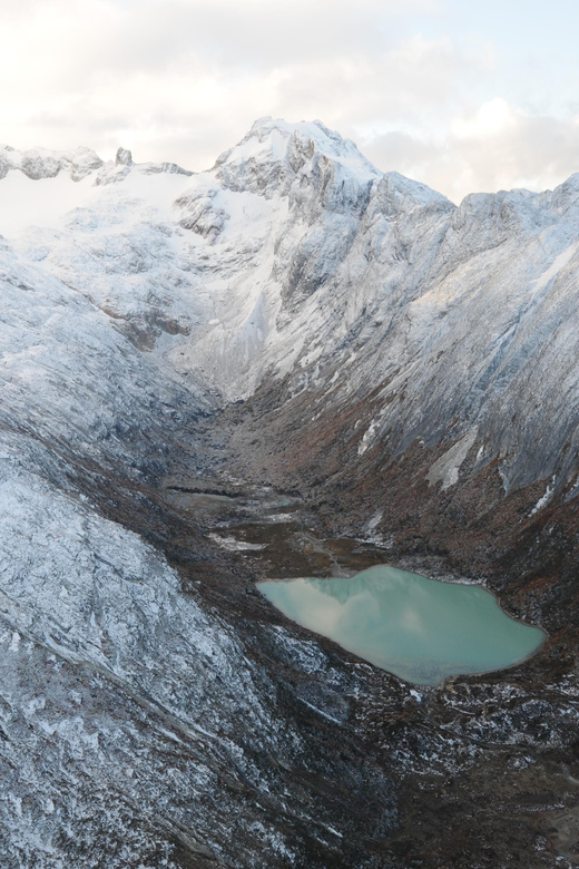 Emerald Lagoon Helicopter seeing - Carbajal Valley and its ancient peat bogs
