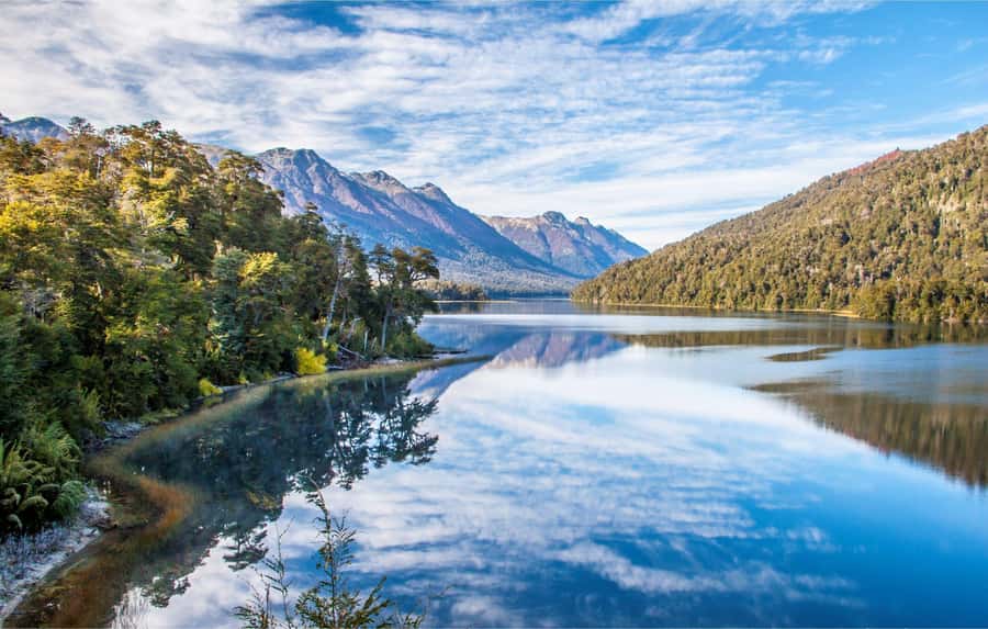 From Bariloche: San Martin de los Andes and 7 Lakes Circuit - Crossing the Limay River into Neuquén