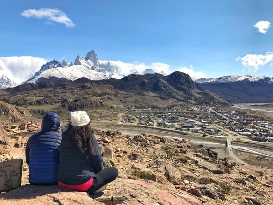 From El Calafate: El Chalten Full-Day Tour and Short Hike - Viedma Glacier with Fitz Roy in the distance