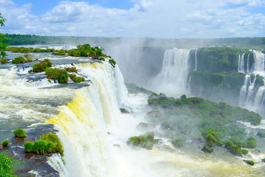 From Foz do Iguaçu: Brazilian Side of the Falls with Ticket - Devil’s Throat from the Brazilian viewpoint