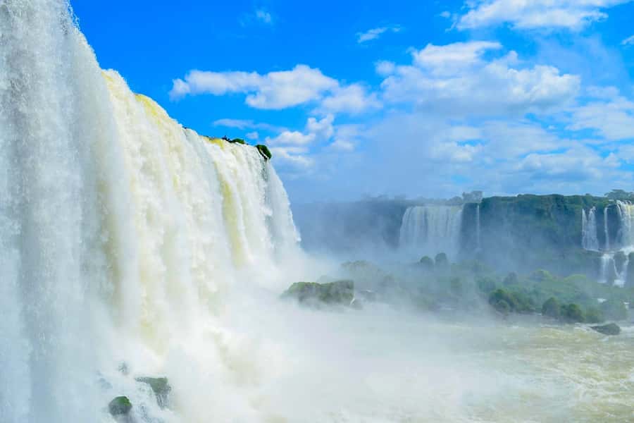 From Foz do Iguaçu: Brazilian Side of the Falls with Ticket - The Panoramic Elevator and upper walkway
