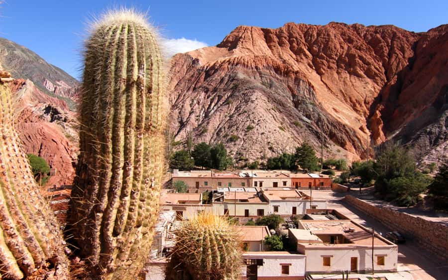 From Jujuy: Salinas Grandes with Purmamarca - Leaving Jujuy for the Humahuaca Gorge