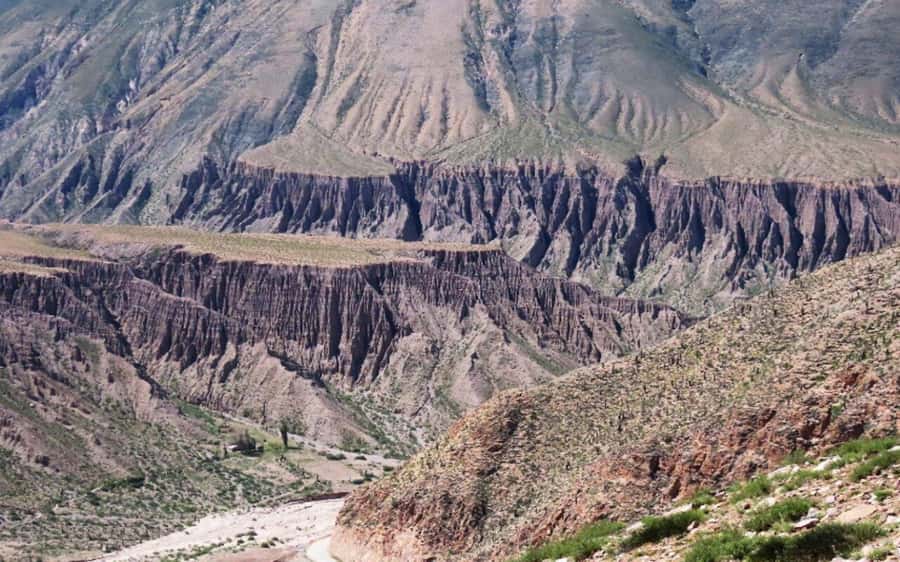 From Jujuy: Salinas Grandes with Purmamarca - The return through Tumbaya and the valley