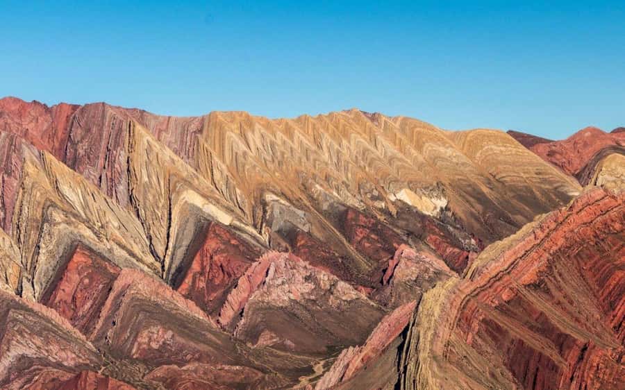 From Jujuy: Serranías de Hornocal with Quebrada de Humahuaca - Volcán gives you a first taste of the gorge