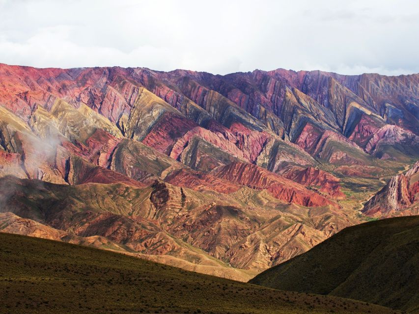 From Jujuy: Serranías de Hornocal with Quebrada de Humahuaca - Huacalera and the Tropic of Capricorn