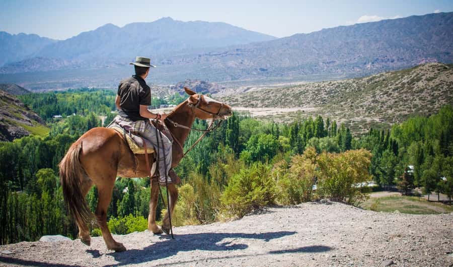 From Mendoza: Sunset Horseback Ride and Asado in the Andes - From central Mendoza to the ranch