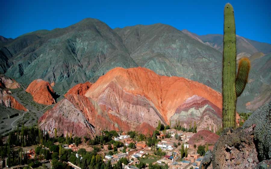 From Salta: Quebrada de Humahuaca, Purmamarca and Tilcara - Two hours in Humahuaca