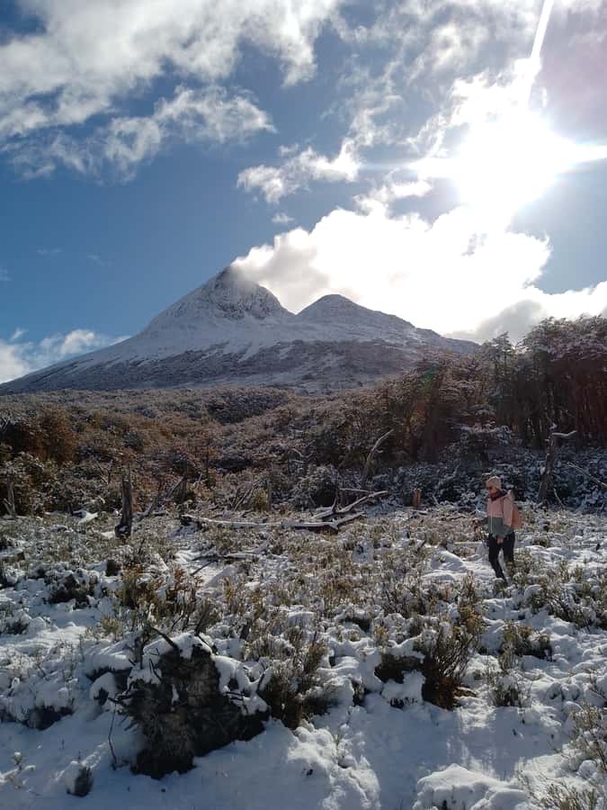 From Ushuaia: Tierra del Fuego Emerald Lagoon Trekking Tour - From Ushuaia to the trailhead in about 30 minutes