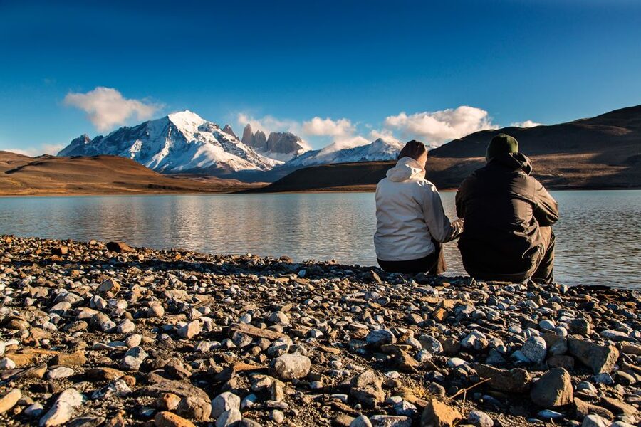 Full-day excursion to Torres del Paine National Park - The Salto Grande walk to Cuernos del Paine