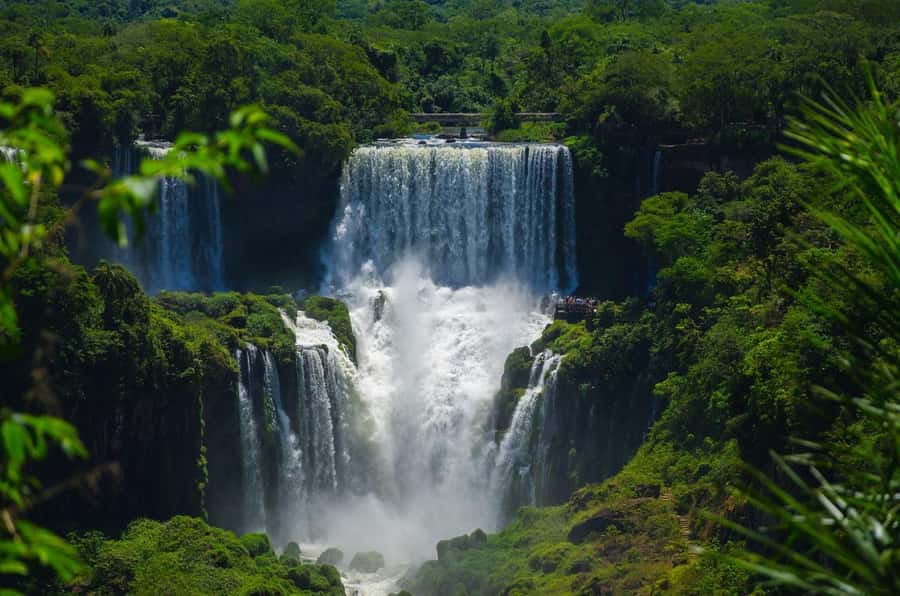 Iguazú Falls: The Natural Wonder of Argentina - The Upper Circuit gives you the broad view