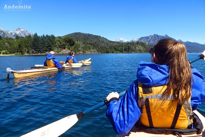 Kayak paddling adventure around Bariloche - What Paddling the Fiberglass Sea Kayaks Feels Like