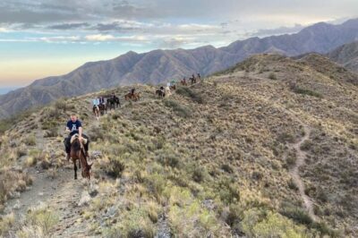 Sunset Horse Back Riding in the Mountains and BBQ