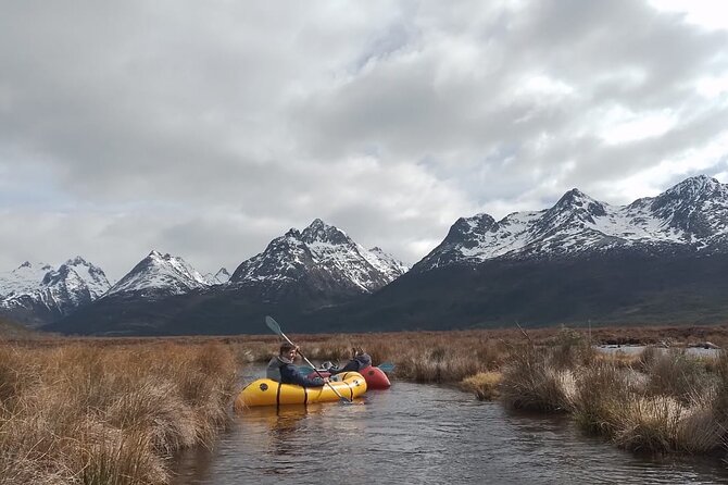Packrafting experience along the Olivia River - Inflating the Boats and Learning the Basics