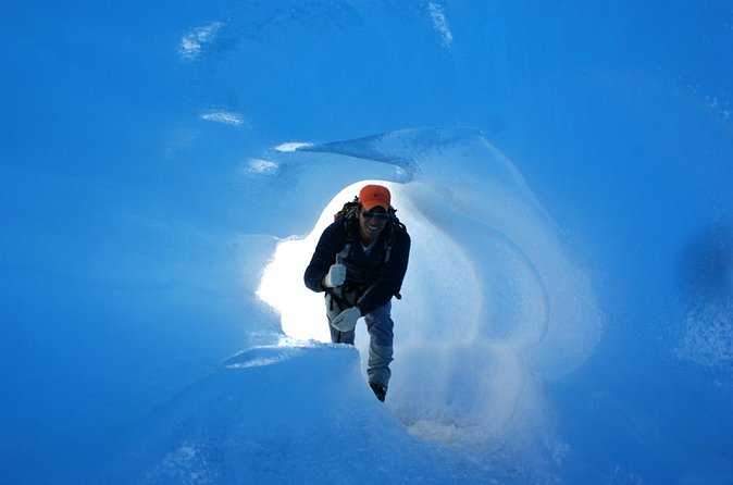 Perito Moreno Glacier Big Ice Tour from El Calafate - Putting on crampons and stepping onto Perito Moreno