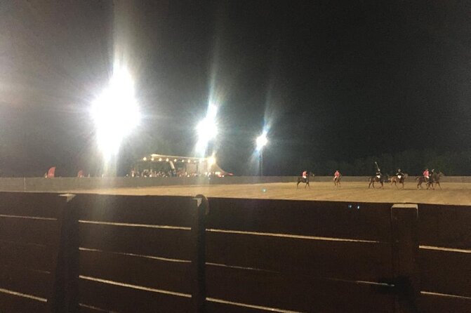 Polo Under the Stars and Argentine BBQ Evening Venue from Buenos Aires - Watching professionals play under lights