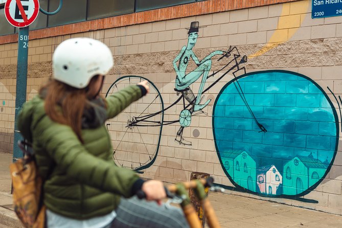 Private Off the Beaten Path: Hidden Urban Art Bike Tour - Calle Lanín, where a gray street became a work of art