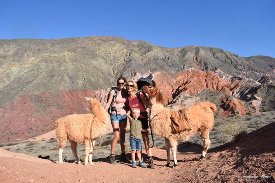 Purmamarca: Hiking with Llamas through multicolored mountains - Why the group size changes the experience
