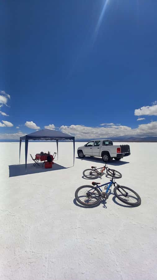Salinas grandes by bike with lunch - From Purmamarca to La Cuesta de Lipán