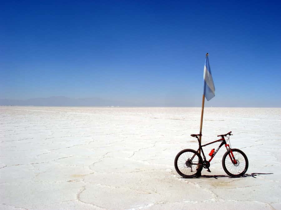 Salinas grandes by bike with lunch - Arriving at Salinas Grandes by bike