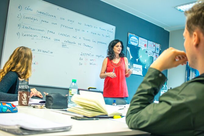 Spanish Group Course in Buenos Aires, Argentina: 20 Lessons - How 20 Lessons Work Over Five Days