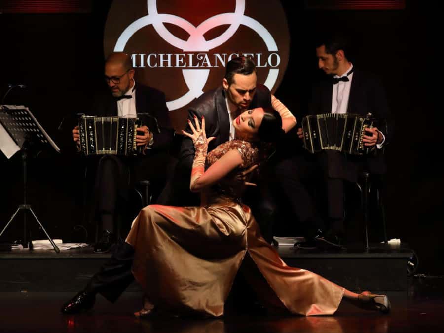 Tango Show at: MichelAngelo - Five couples keep the stage moving