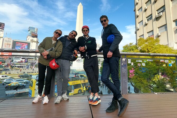 Tour Buenos Aires in one day on Electric Scooters - Luna Park, Puerto Madero, and the Woman’s Bridge