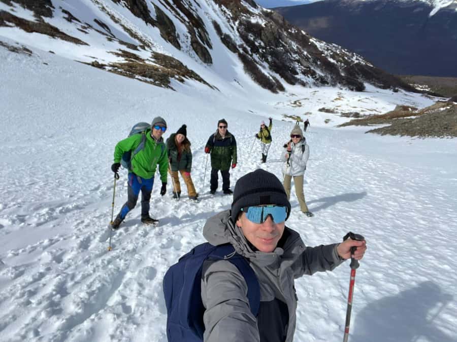 Trekking to Vinciguerra glacier and Tempanos lagoon - The first three hours: river valley, forest, and mud