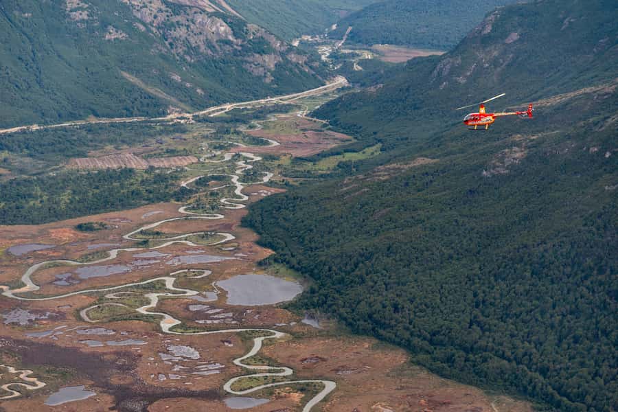 Ushuaia: Heart of the Andes Scenic Helicopter Adventure - Cerro Castor and the southern winter scene