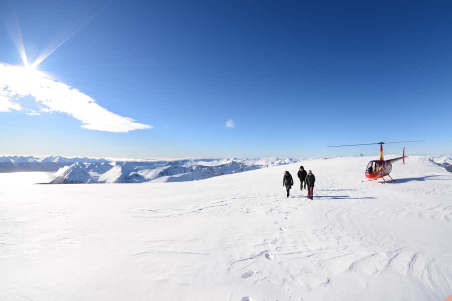 Ushuaia: Heart of the Andes Scenic Helicopter Adventure - The Andes landing and champagne toast