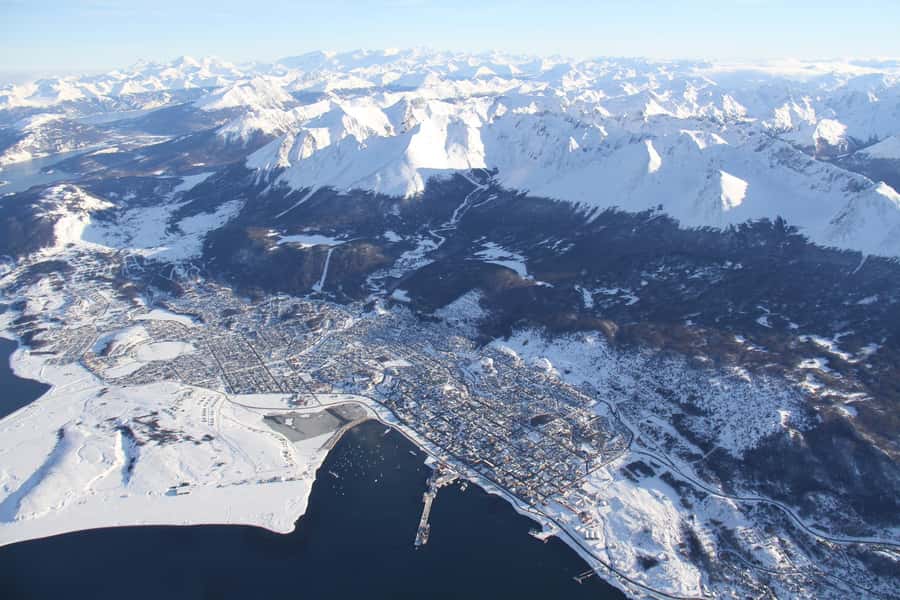 Ushuaia Scenic Flight | 7 minutes - Lifting over Ushuaia and the Beagle Channel