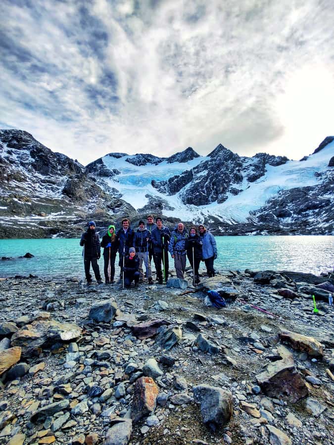 USHUAIA: TREKKING IN LAGUNA DE LOS TÉMPANOS AND VINCIGUERRA GLACIER - Entering native forest and gaining height