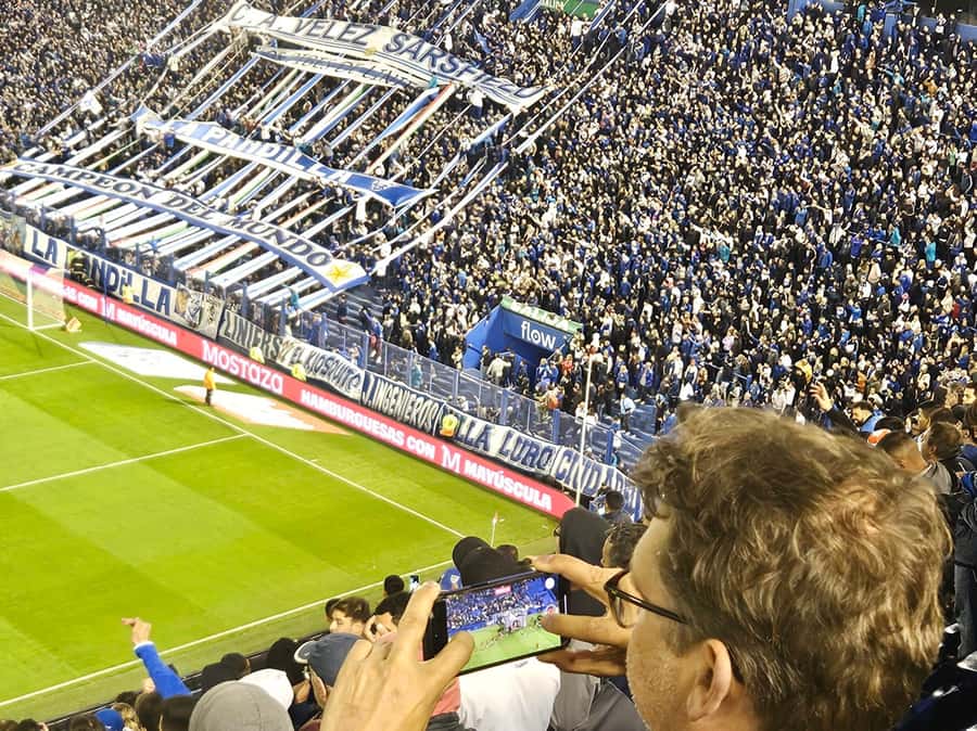 Velez Sarsfield Football Match - Entering the stadium with help from your host