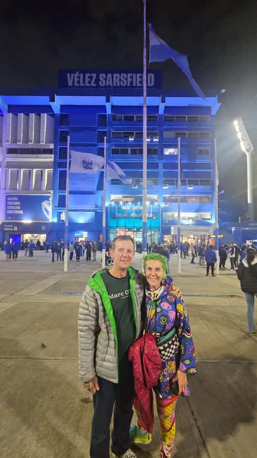 Velez Sarsfield Football Match - Juan and the benefit of a football-focused host